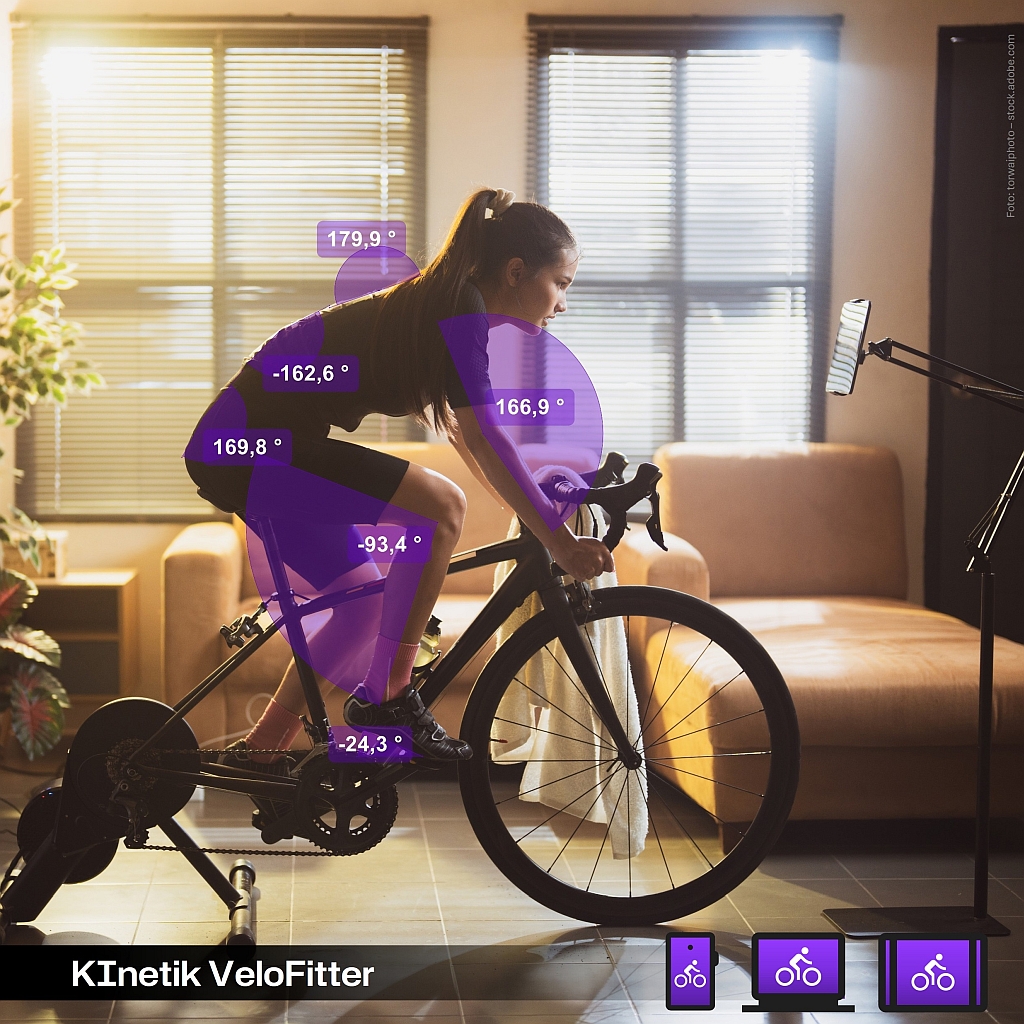 BIkefitting mit dem KInetik Velofitter